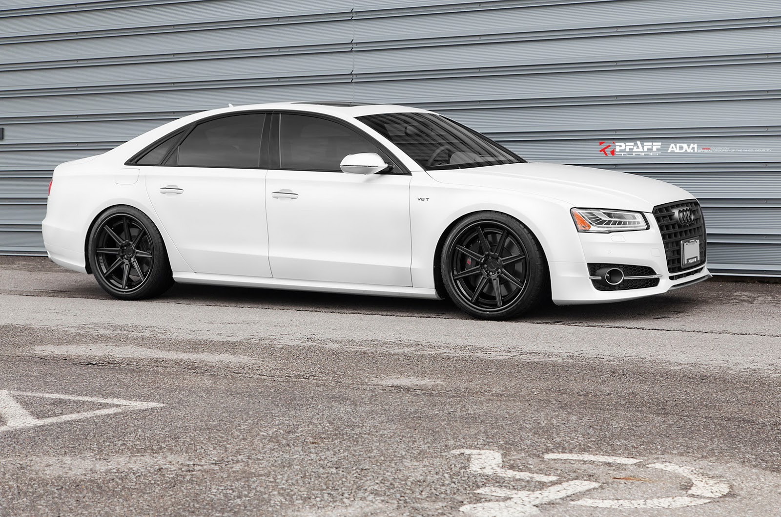Audi S8 on ADV.1 Wheels
