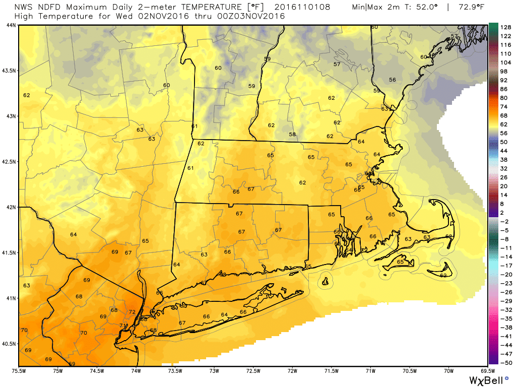 Blackstone Valley Weather Service Seasonable Tuesday Gives Way to