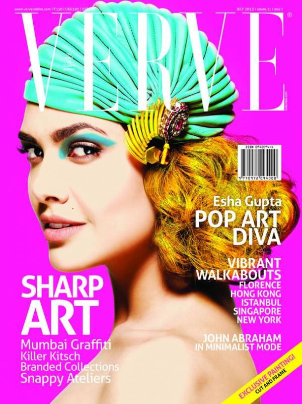 Esha Gupta Verve Magazine Cover Shoot