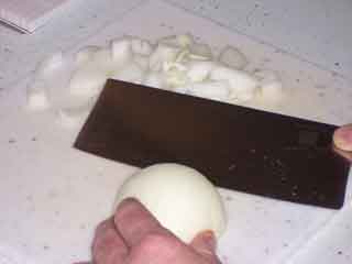 Onion horizontal slice