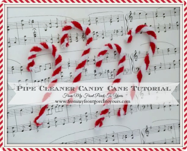 pipe cleaner candy canes