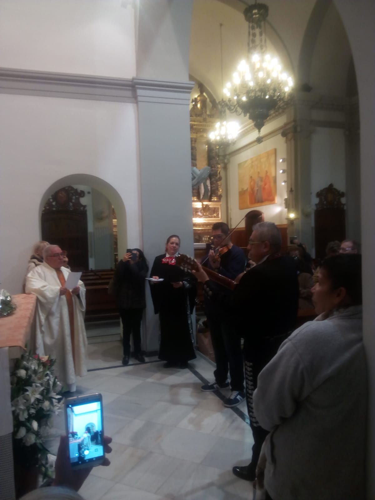 Celebració de la festivitat de la Mare de Déu de Guadalupe al Santuari