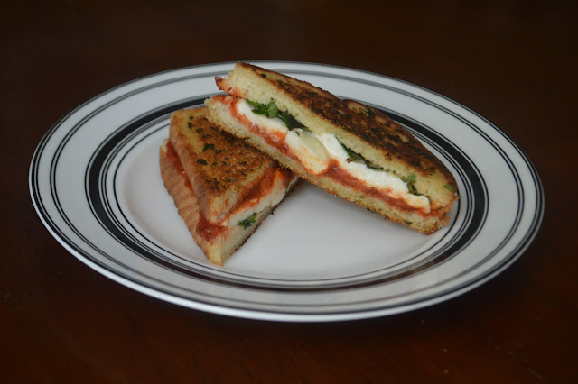 Marghertia Pizza Grilled Cheese