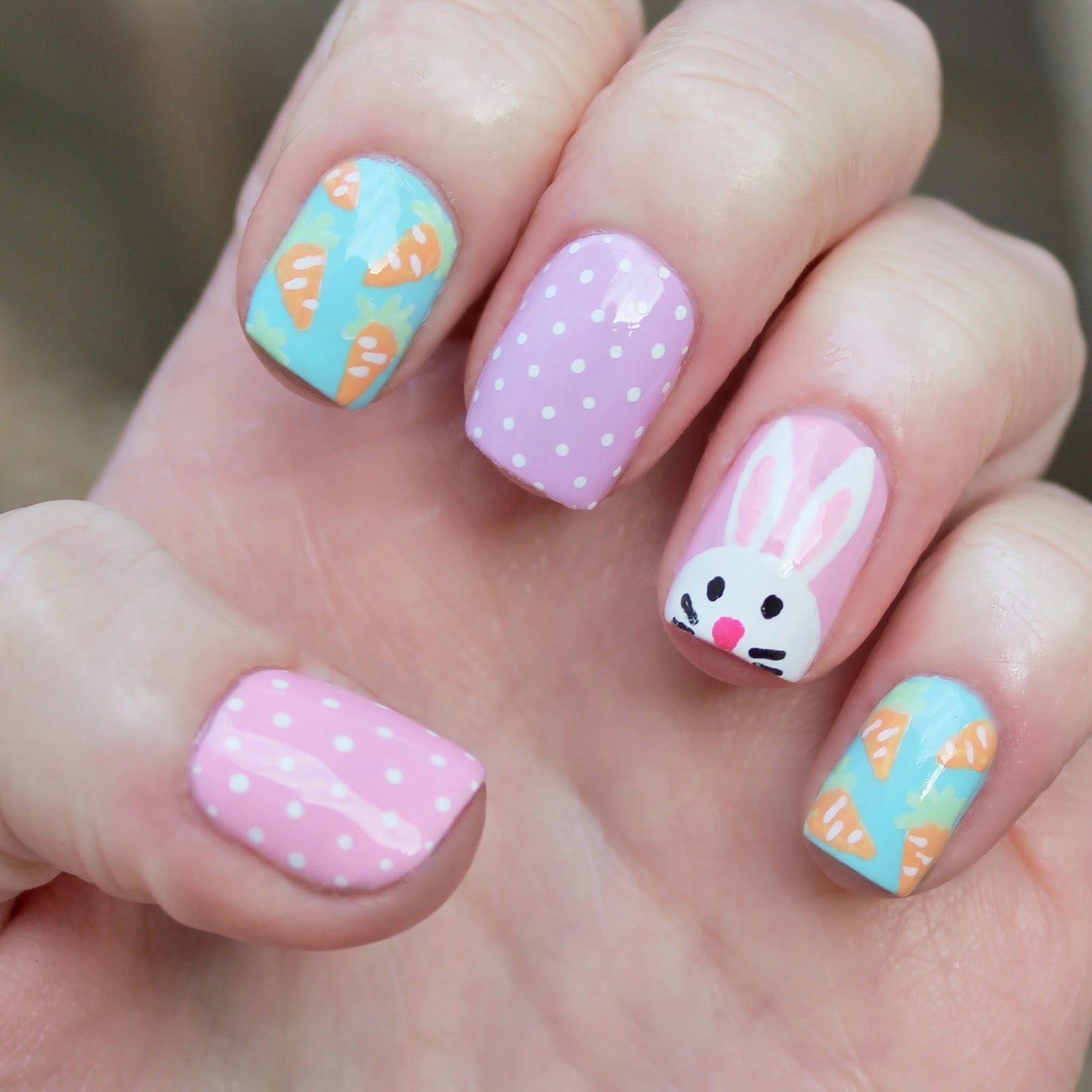 Dahlia Nails: Easter Bunny for Beauty At Tesco