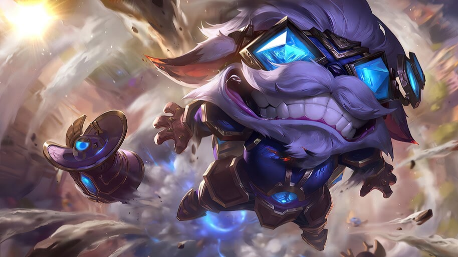 Hextech, Ziggs, LoL, Splash Art, 8K, #5.2664