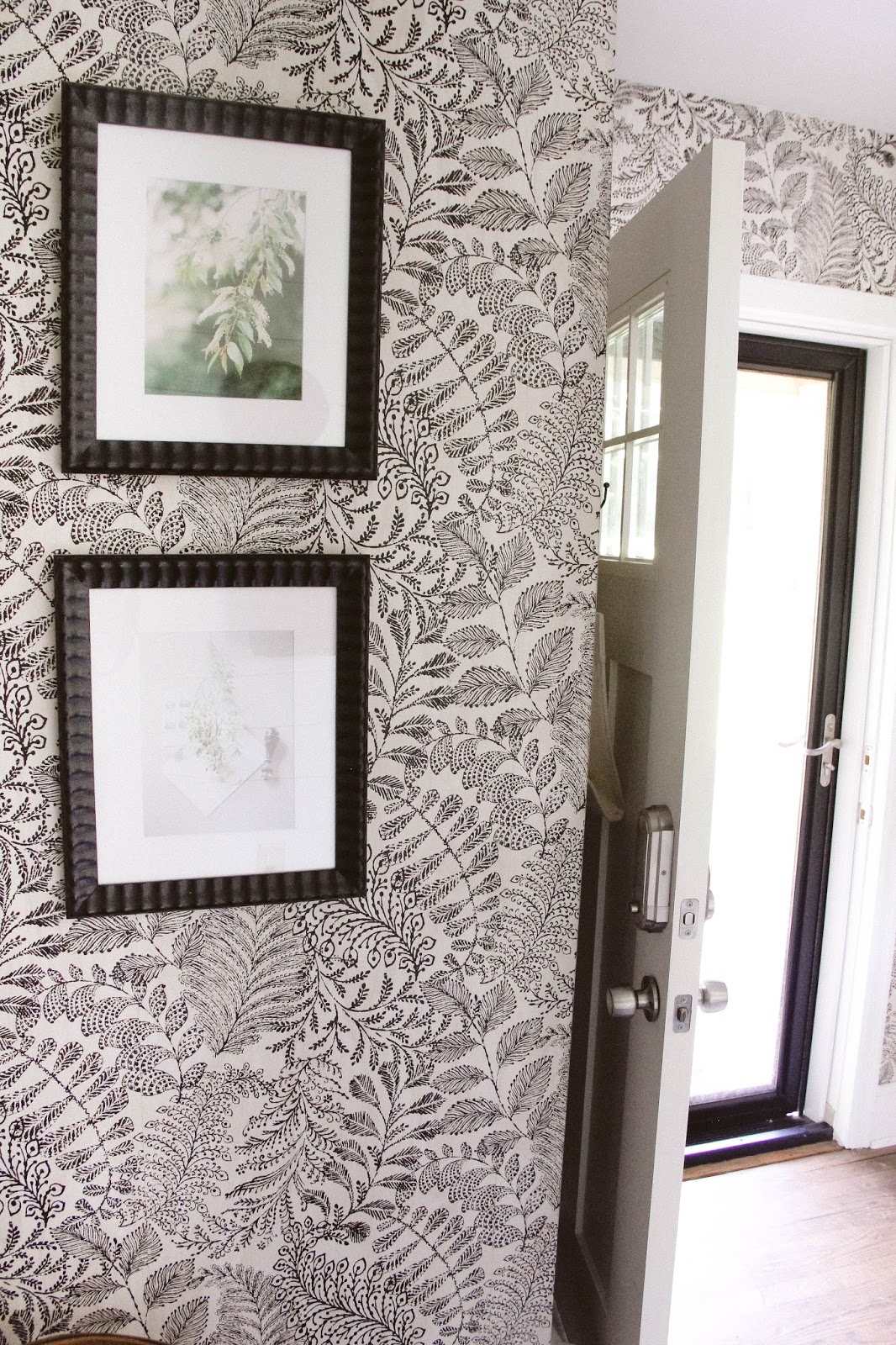 Shiplap + Wallpaper Charm Foyer Reveal Darling Do Shiplap + Wallpaper Charm Foyer Reveal Darling Do