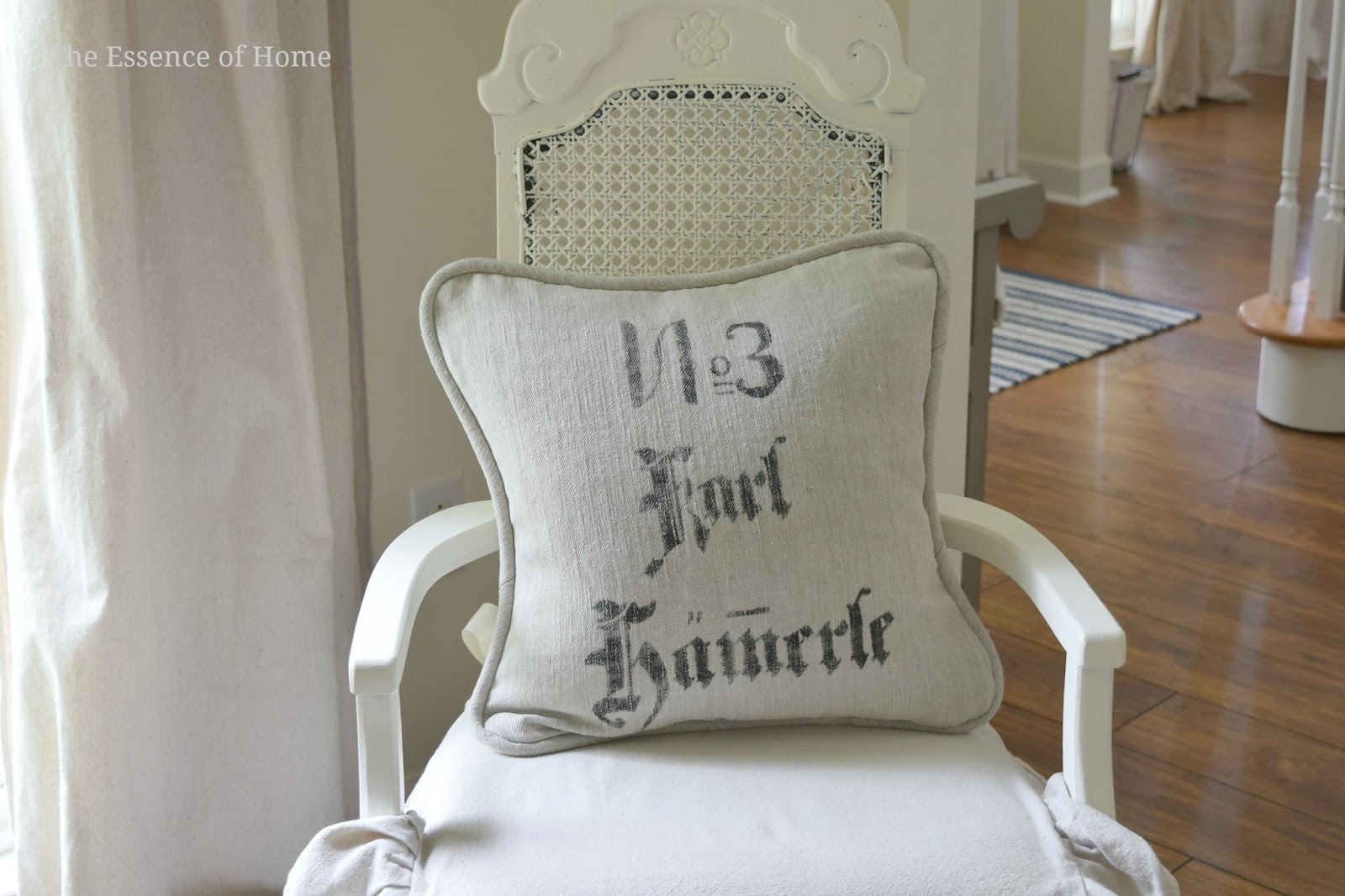 The Essence of Home Authentic German Grain Sack Pillow