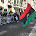 Breaking Photos: IPOB Protesters Storm Westminster As Buhari Meets The Queen