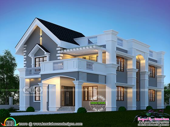Grand looking elegant house rendering