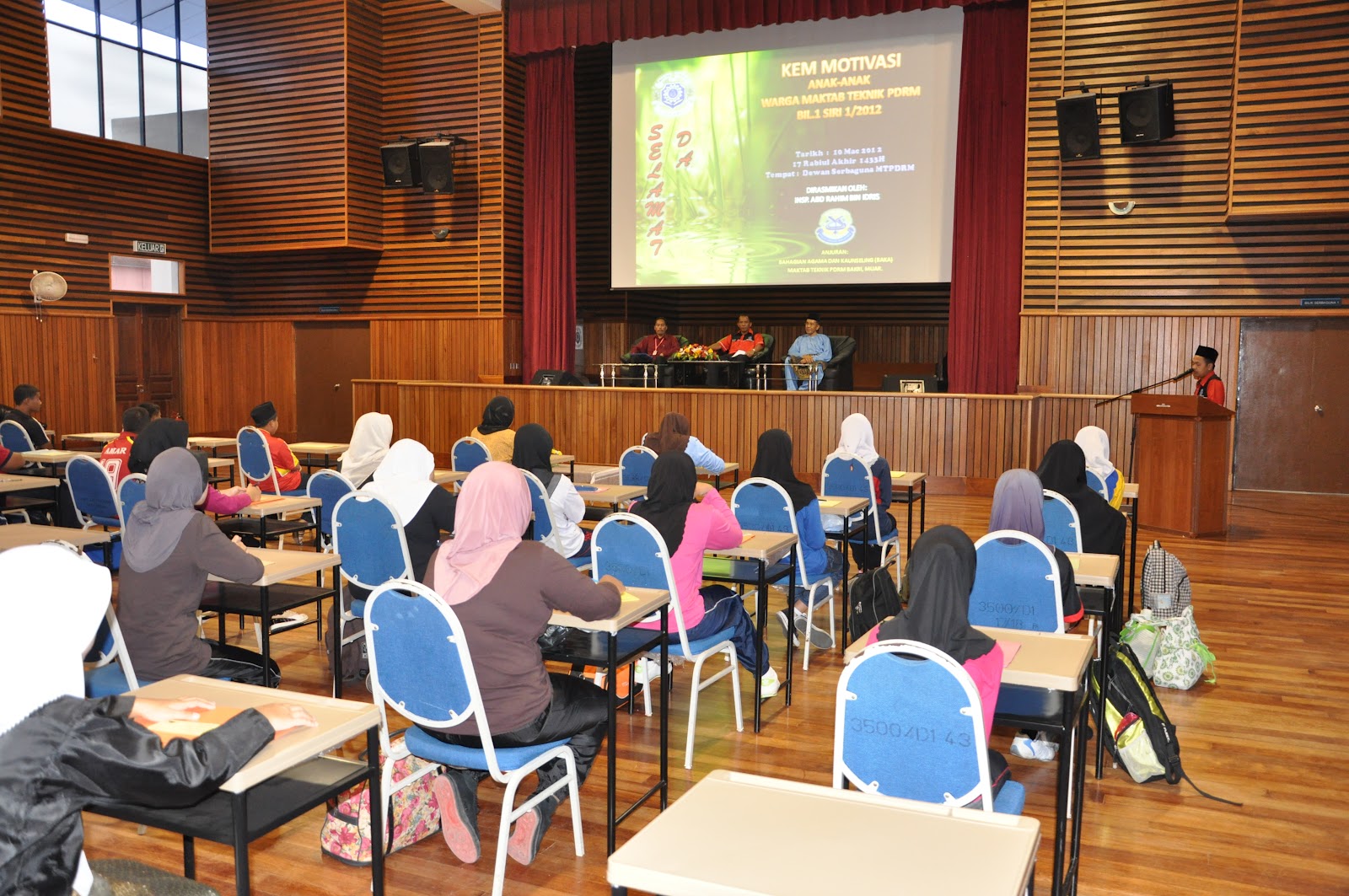 BAHAGIAN AGAMA DAN KAUNSELING (BAKA): KEM MOTIVASI (Anak-anak warga MTPDRM)