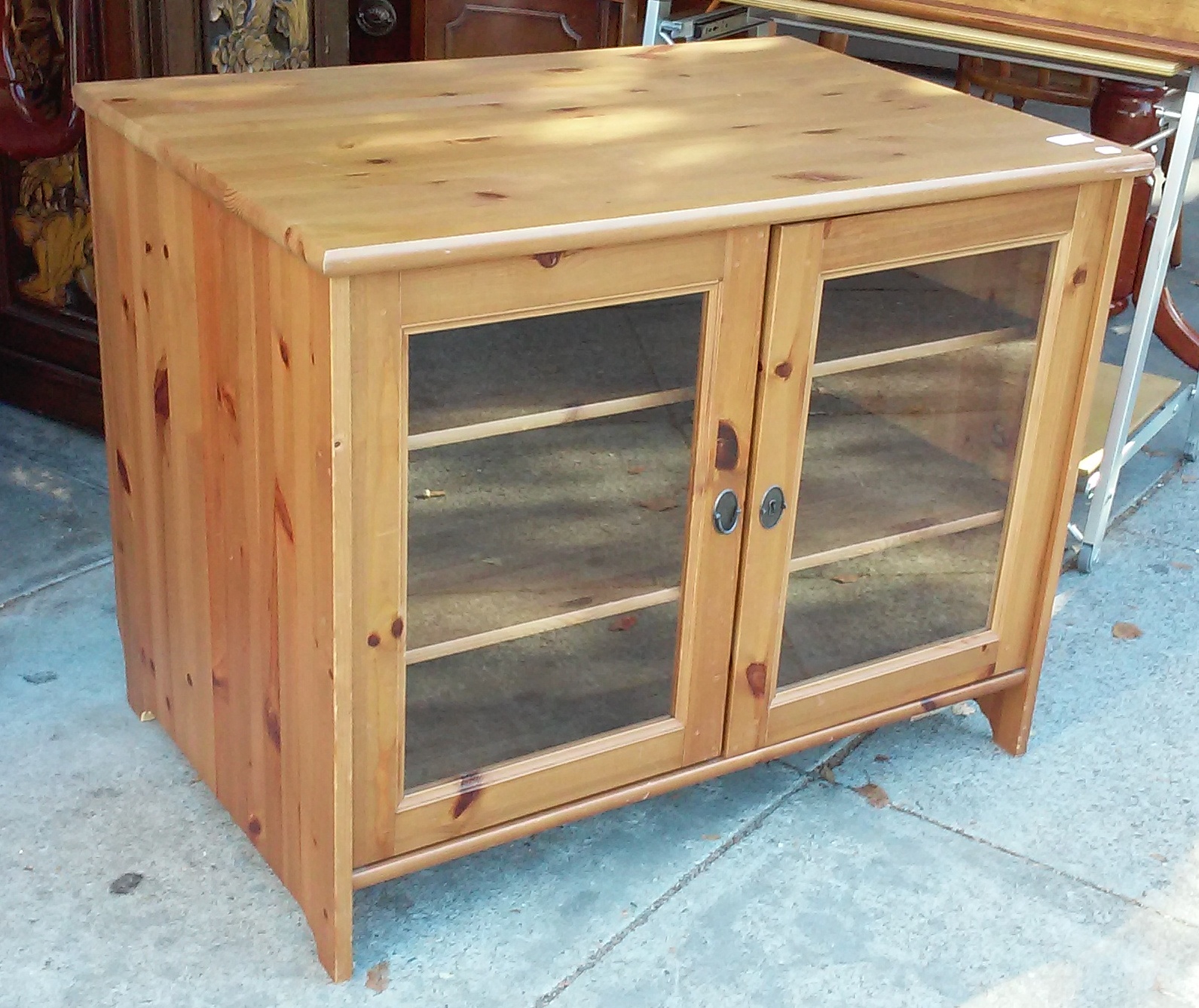 UHURU FURNITURE & COLLECTIBLES SOLD 9273 Knotty Pine 3' x 2 1/2' Tall