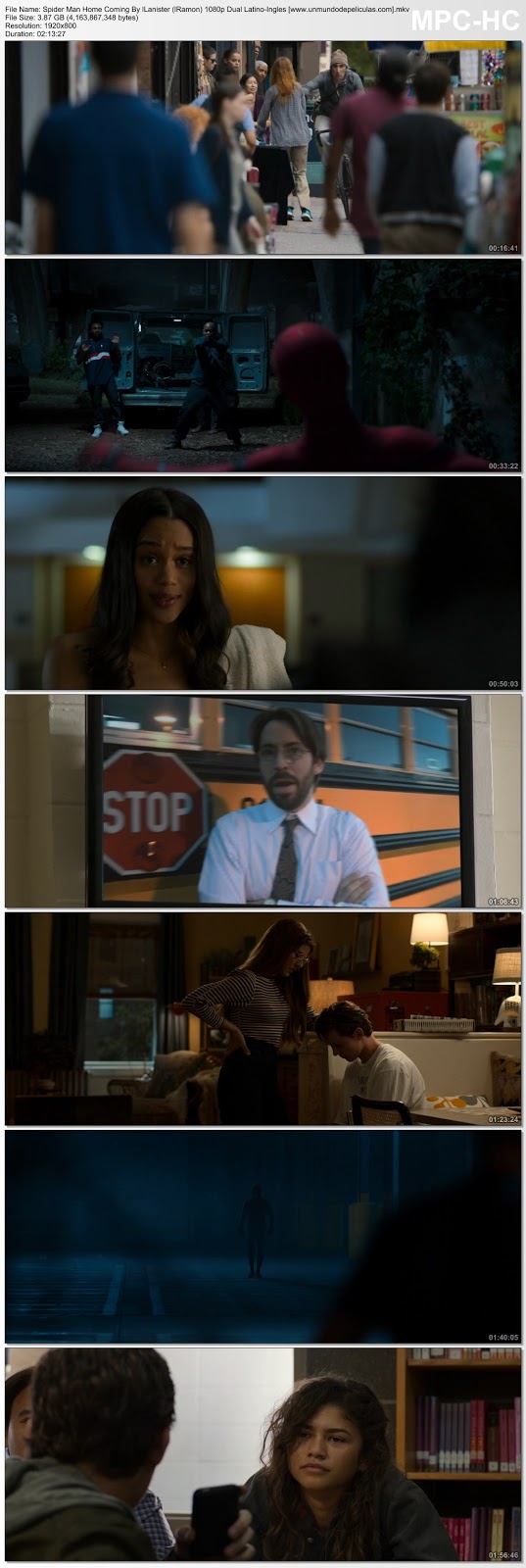 Capturas de la película.