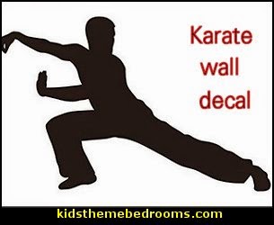 martial arts theme bedrooms - Karate bedroom ideas - Martial Arts bedroom decor - Martial Arts Bedding - Kung Fu Fighting - Oriental style decorating Asian themed - taekwondo