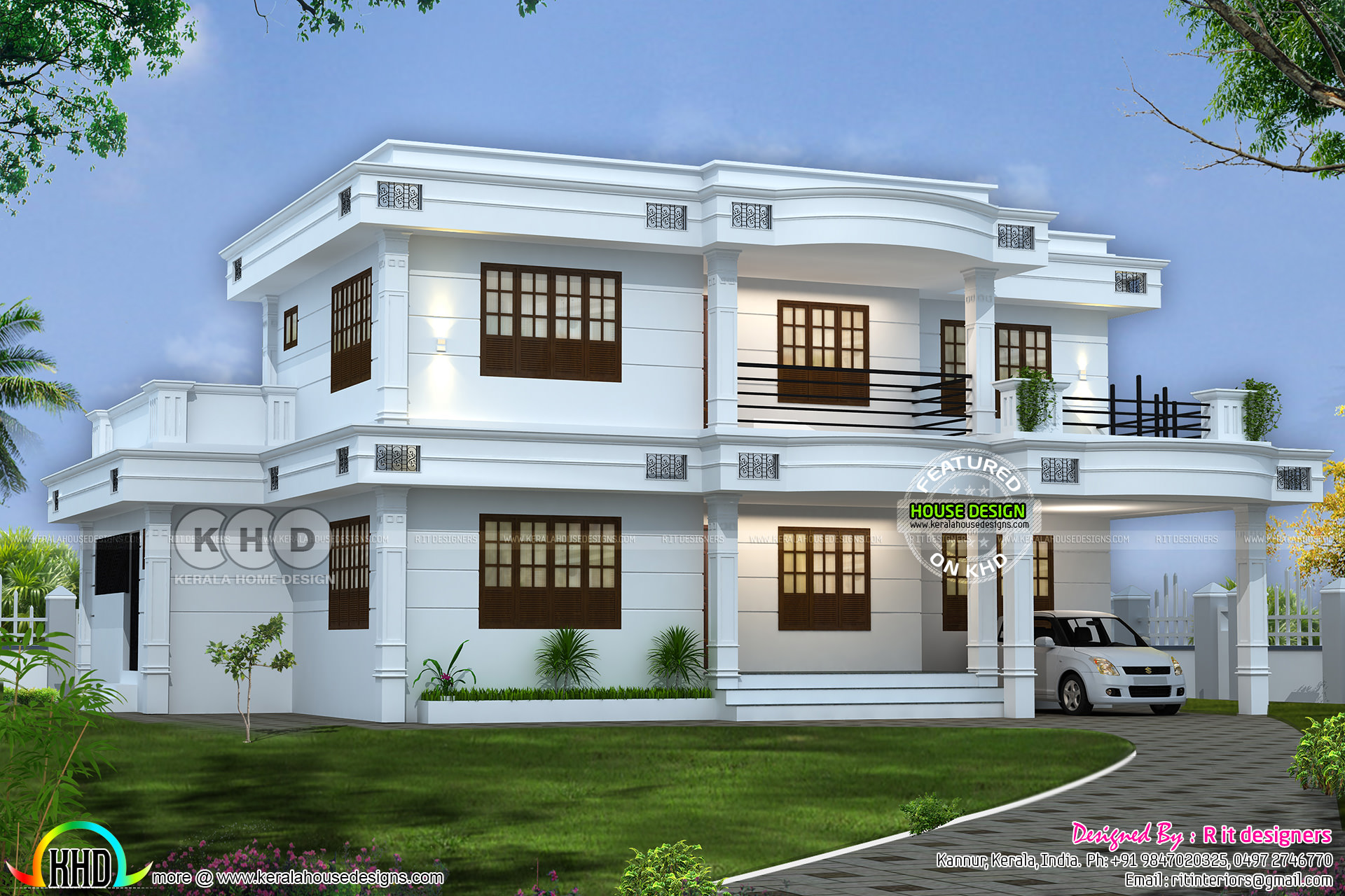 2771 sqft house estimated cost ₹60 Lakhs Kerala home design and
