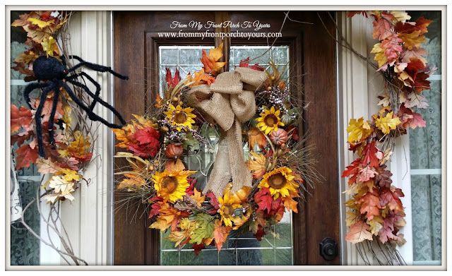 Fall Wreath-Fall Front Porch- From My Front Porch To Yours