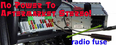how to fix car stereo thats not turning on