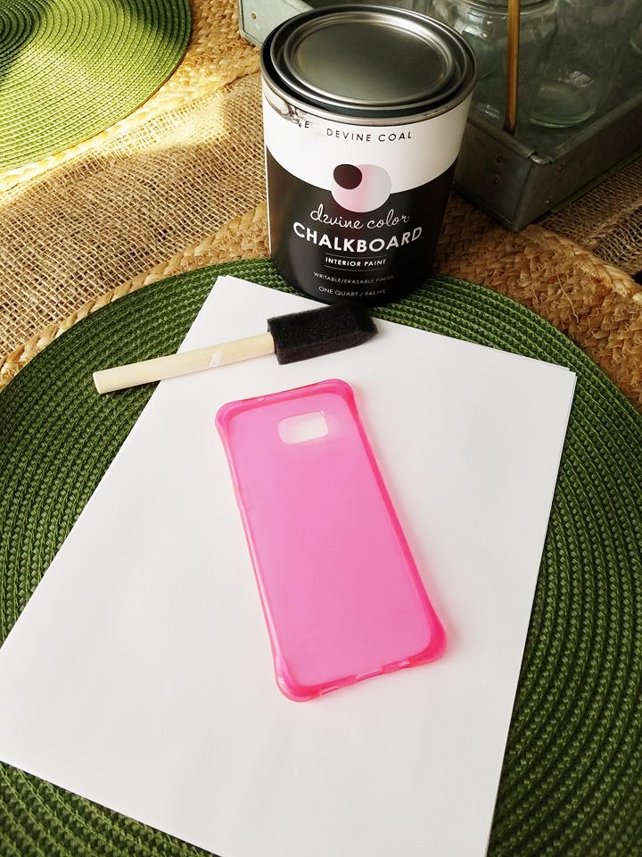 The Quaint Sanctuary { DIY Chalkboard Pen Phone Case }