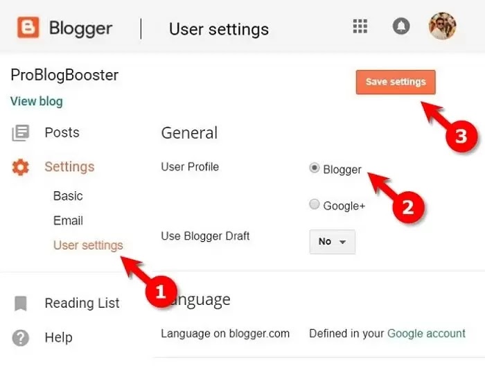 Update User Settings Update User Settings