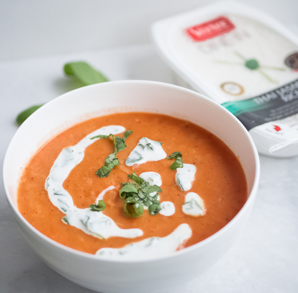 Tomato Soup with Rice Chickpea & Spinach Rice Pilaf Recipe Veetee