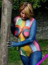 Annick et le body-painting