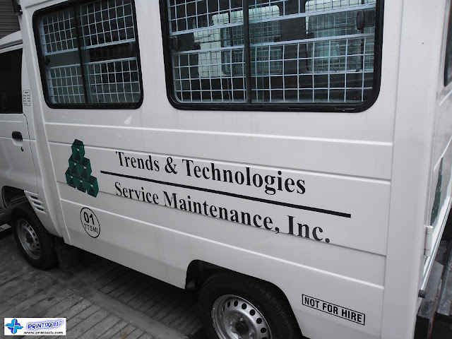 Vinyl Van Stickers - Trends & Technologies Service Maintenance