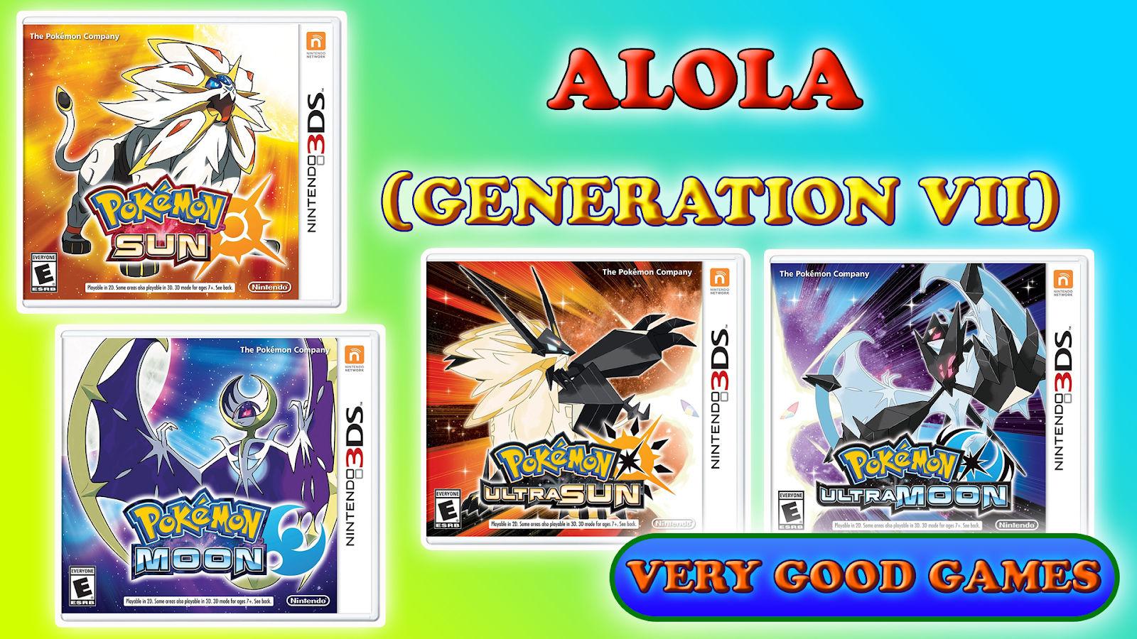 Pokemon games of the Generation VII in the Alola Region
