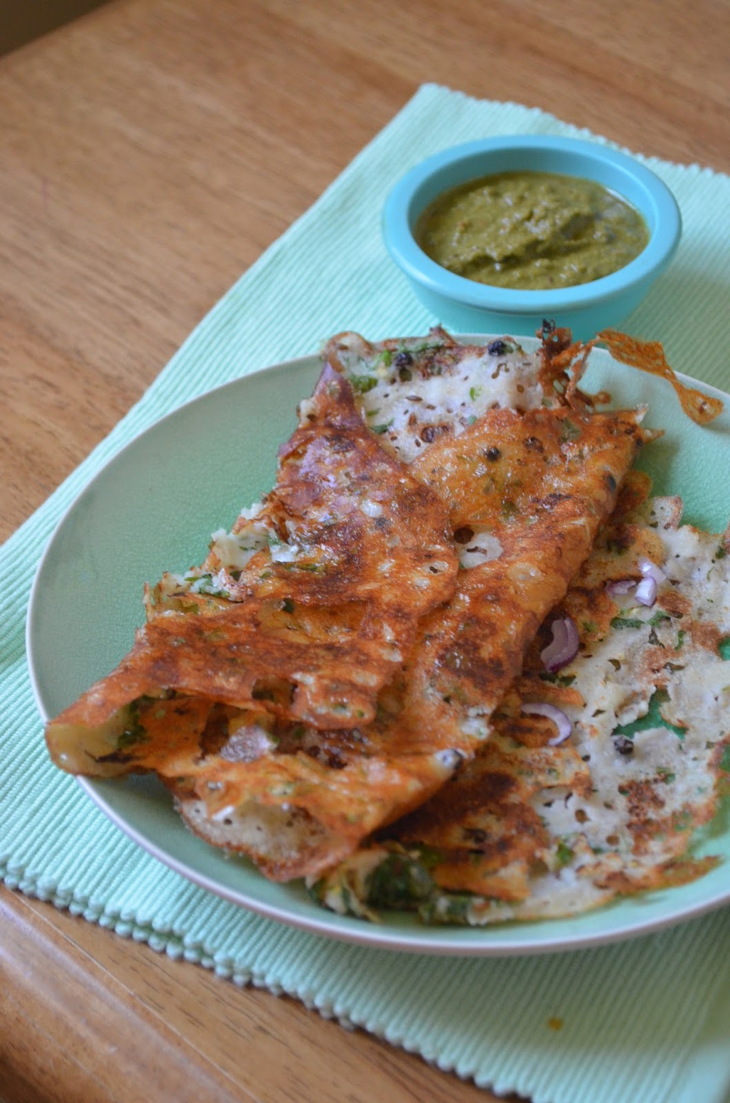 Dishing With Divya Onion Rava Dosa