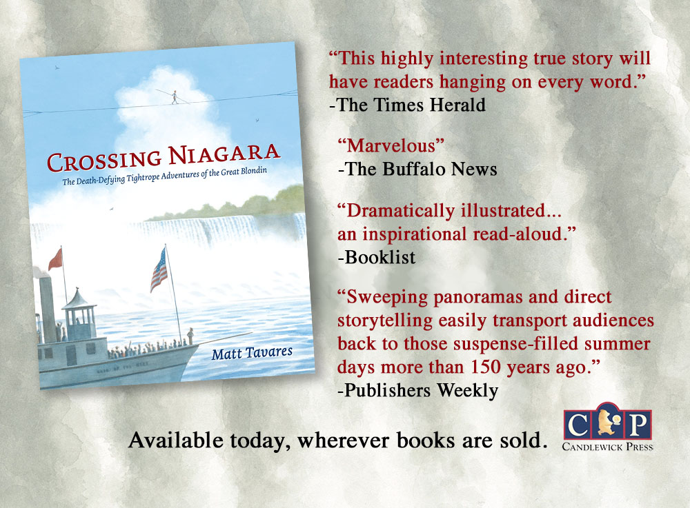 matt tavares books crossing niagara comes out today