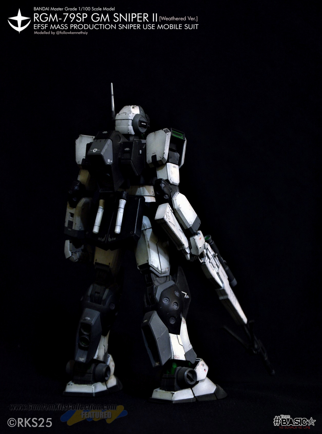 Painted Build: MG 1/100 GM Sniper II + Weathering (GMKC 2017 ...