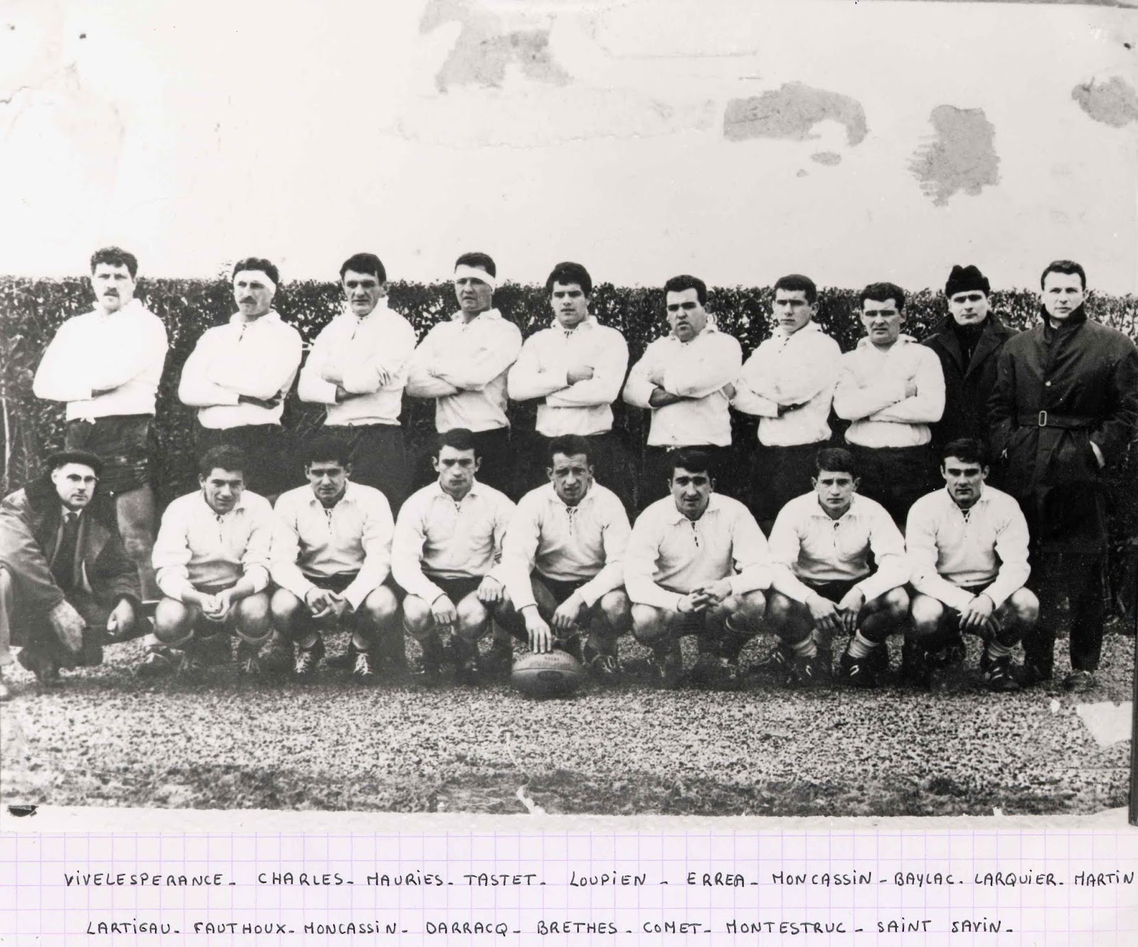 YPFRUGBY SAISON 1964 1965 1e DIVISION