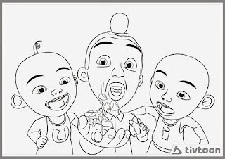 Ayo Mewarnai Upin Ipin | Mewarnai Gambar, Cerita Anak, Lagu Anak