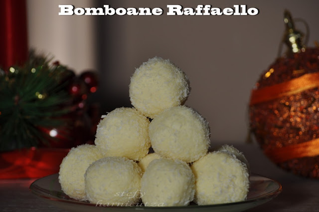 Bomboane Raffaello din lapte praf