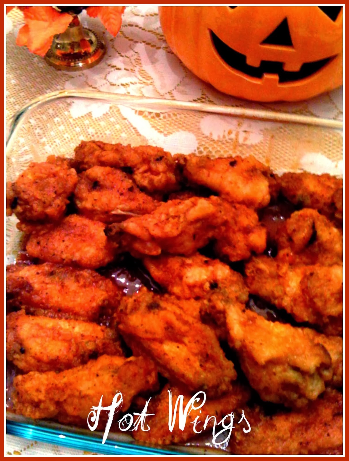 Sweet Tea and Cornbread Nana's Hot Wings!