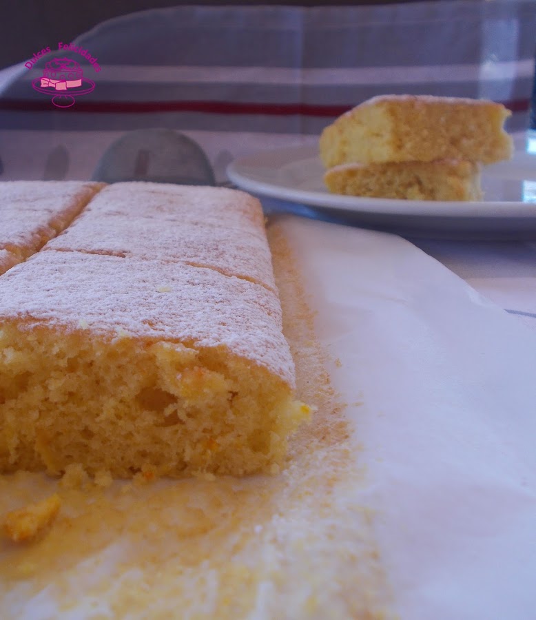 Bizcocho de naranja express