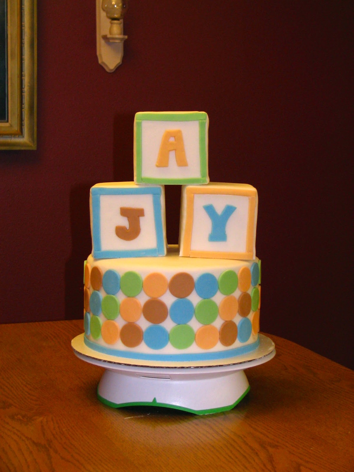 My Cakes, Creations, and More ABC Block Cake