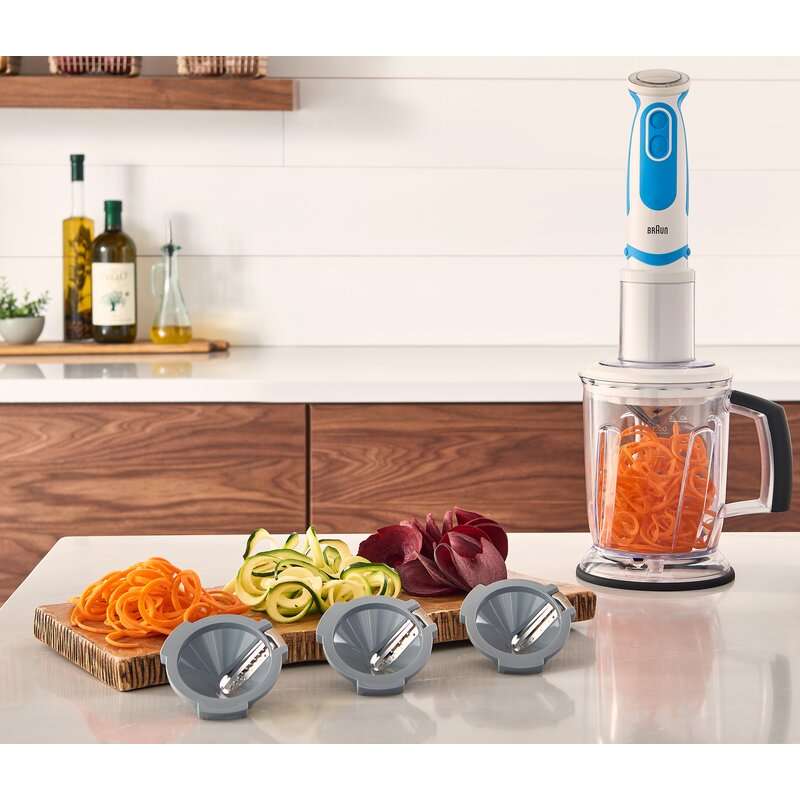 Review ﻿Braun MQ5064 MultiQuick Spiralizer and Hand Blender with 3