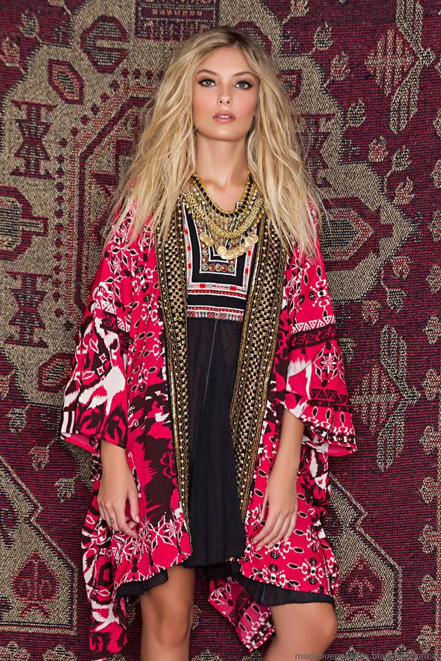 Moda invierno 2016 ropa de moda Sophya, Moda 2016 kimonos y sacos.
