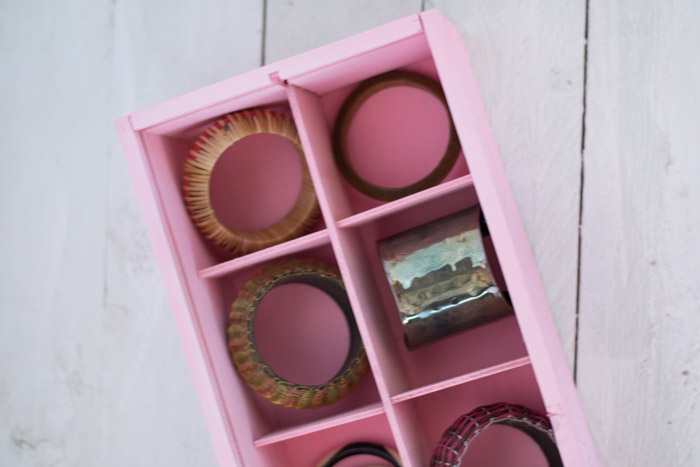 Joyero caja de vino diy 