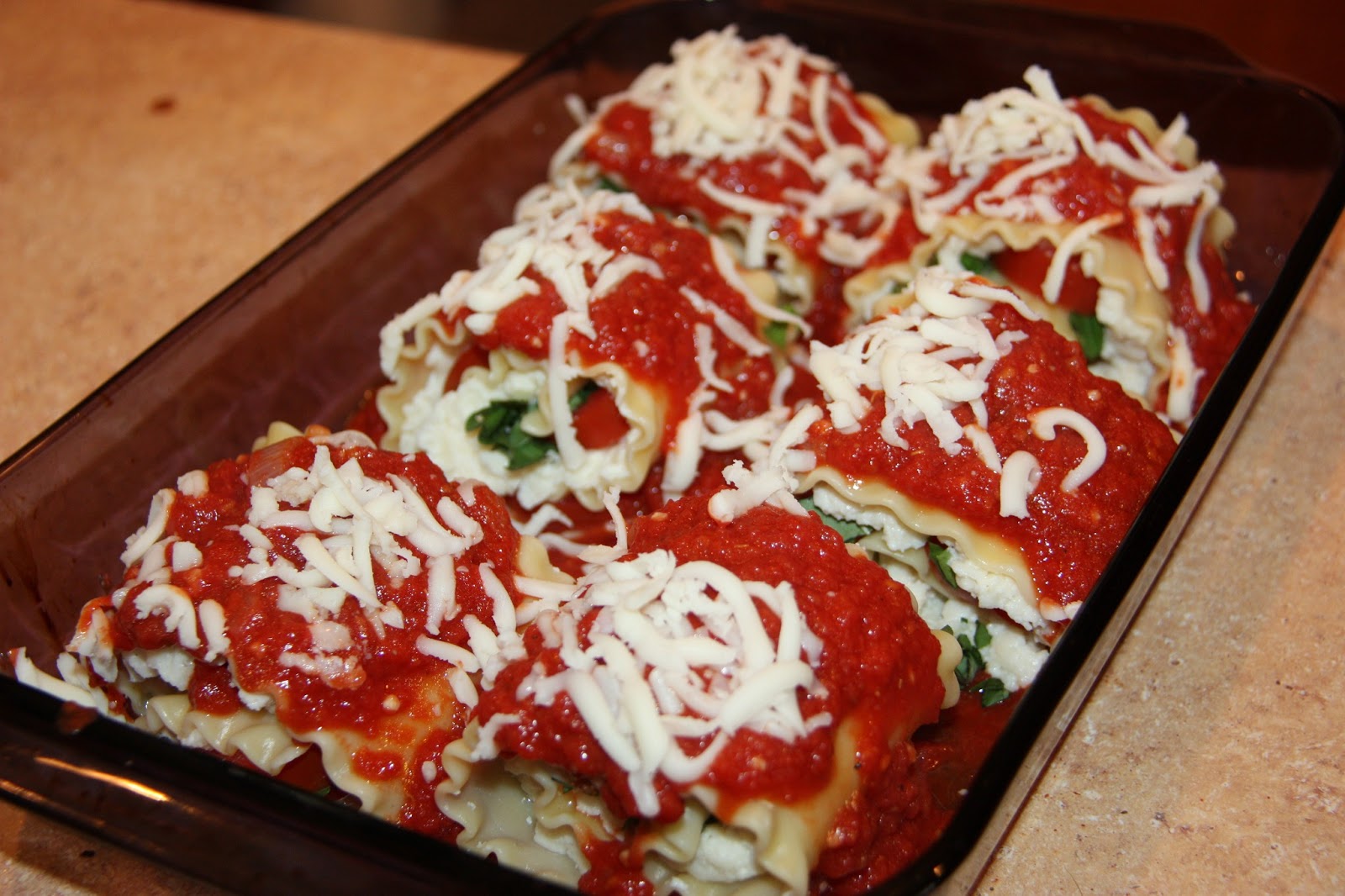 cooking with crystal Caprese Lasagna Roll ups
