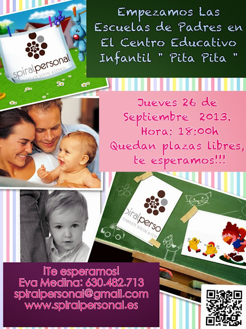 Empezamos Las Escuelas de Padres en el Centro de Educación Infantil Pita Pita