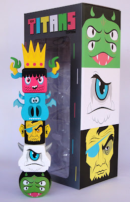 Toy Titans Toytem Vinyl Figure by Gary Ham - Lulubell Toy Bodega, Spanky Stokes, Rotofugi, Dragatomi & Clutter Magazine/The Designer Toy Awards