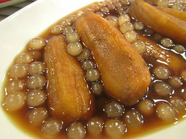 Minatamis na Saba with Sago