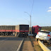 Motorista morre após carro ser atingido por caminhão