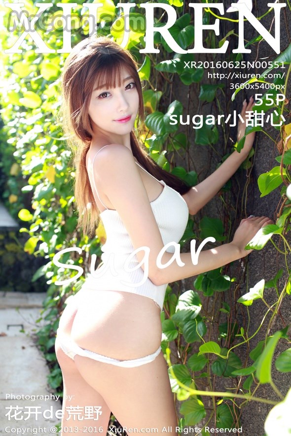 XIUREN No.551: Model Sugar Xiao Tianxin (sugar 小 甜心) (56 photos)