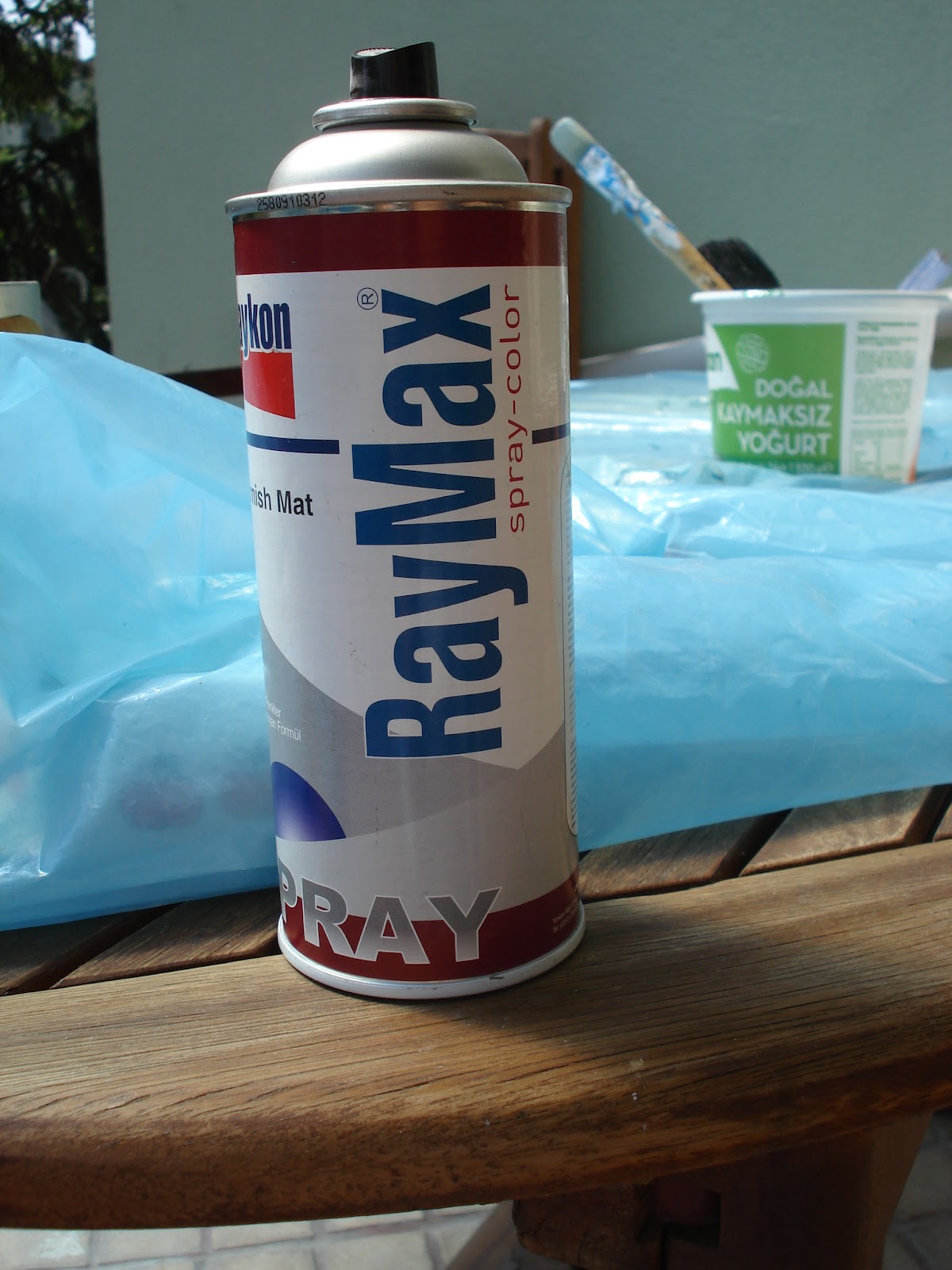 Kendime Saklamam Plastik sandalye boyama Plastic chair