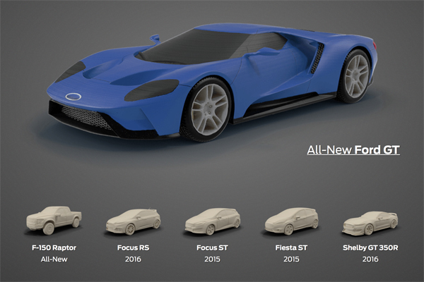 Ford abre la primer tienda online para realizar impresiones en 3D de los modelos de la marca