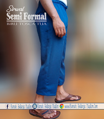 Celana Sirwal Ikhwan Semi Formal Biru Tosca Tua Celana Sirwal Ikhwan Semi Formal Biru Tosca Tua