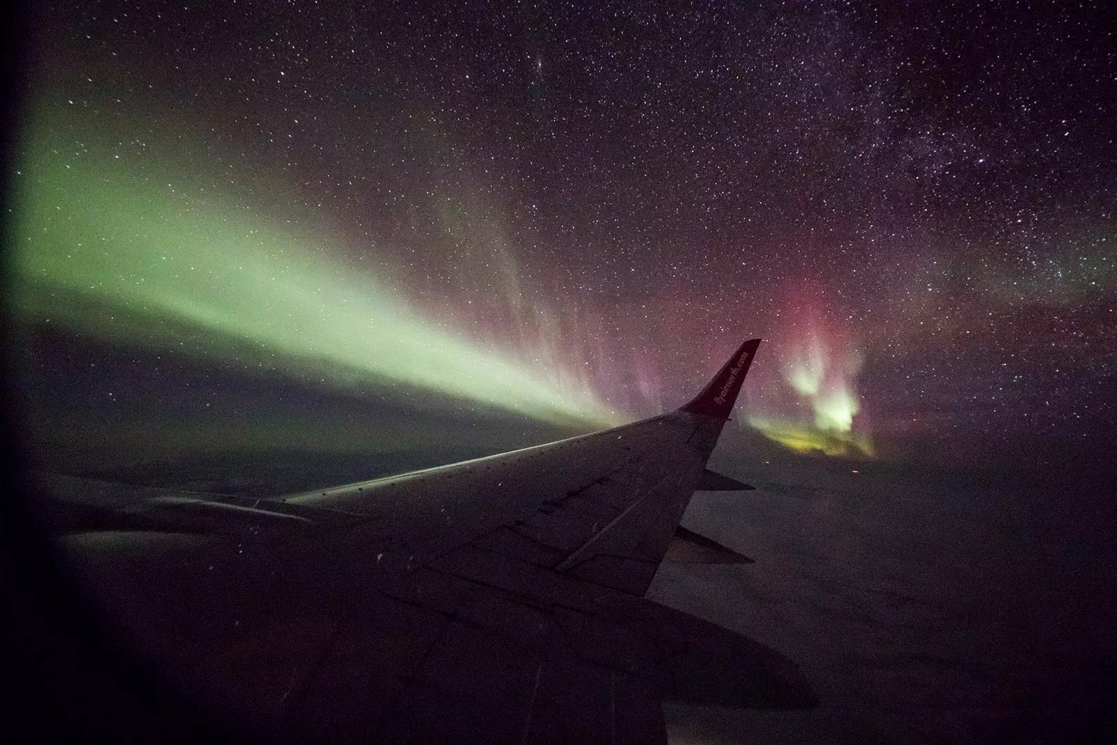 During a Flight Over the Arctic