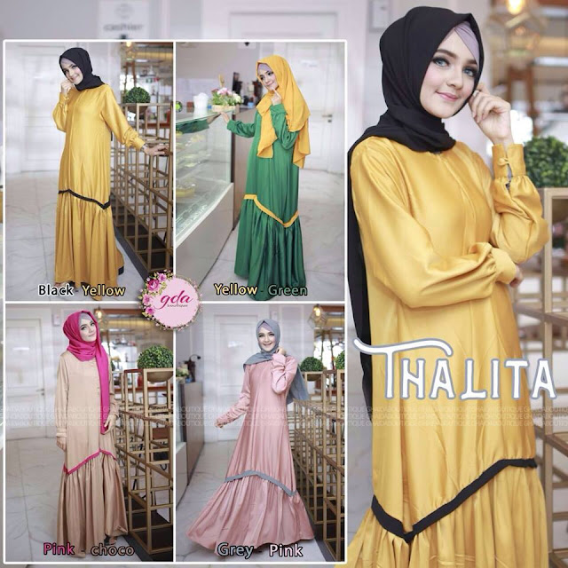 Hijab Gamis Cantik ( Pusat Gamis Muslim) NEW THALITA BY