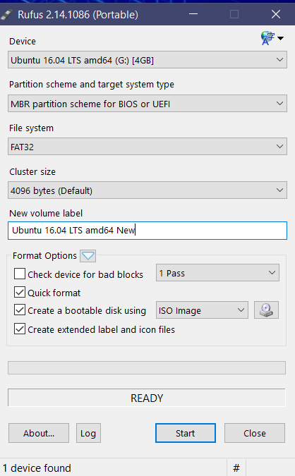 Membuat Bootable USB Flash Drive ubuntu Menggunakan Rufus - Alfihuda Cloud